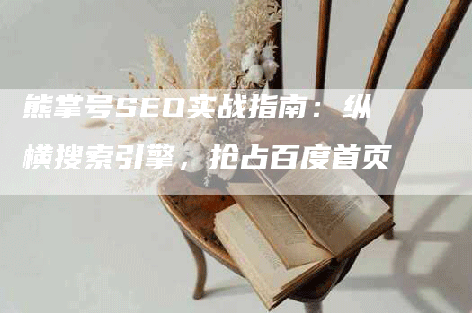 熊掌号SEO实战指南：纵横搜索引擎，抢占百度首页
