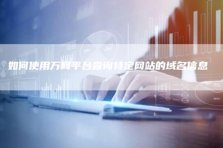 如何使用万网平台查询特定网站的域名信息
