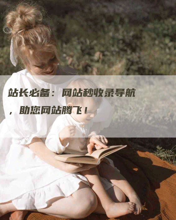 站长必备：网站秒收录导航，助您网站腾飞！