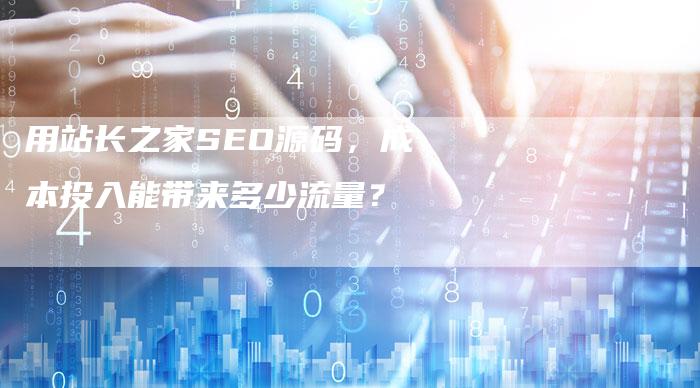 用站长之家SEO源码，成本投入能带来多少流量？