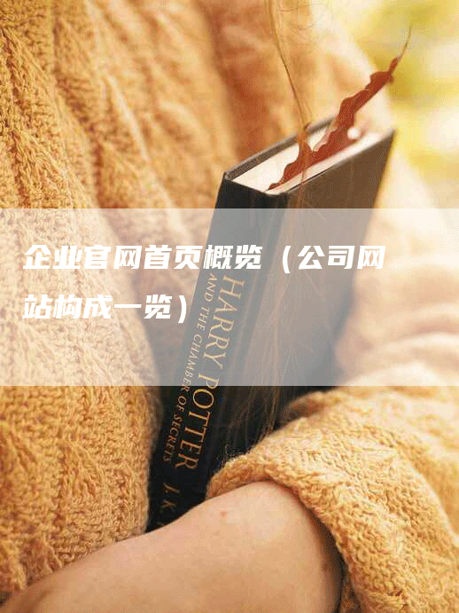 企业官网首页概览（公司网站构成一览）